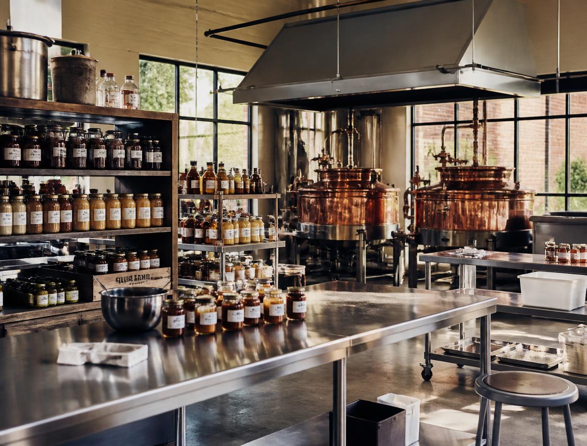 Inside the Red Clay Manufacturing Co. production facility in Macon, Georgia